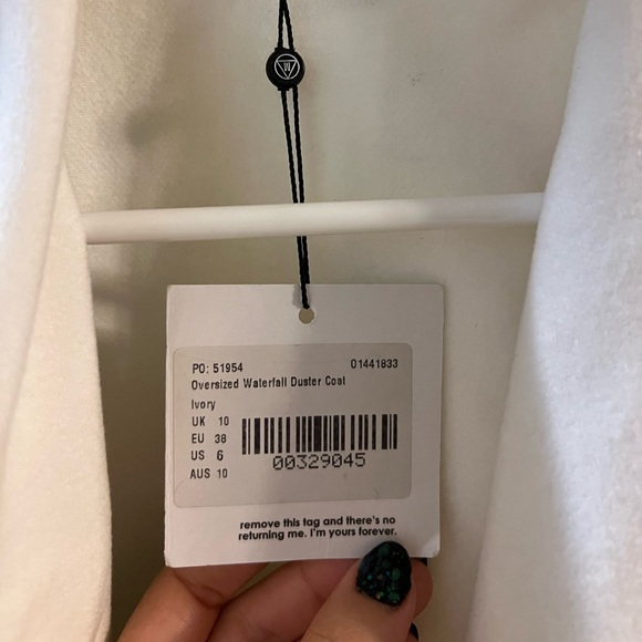 Missguided Oversized Waterfall Duster - Picture 2 of 4